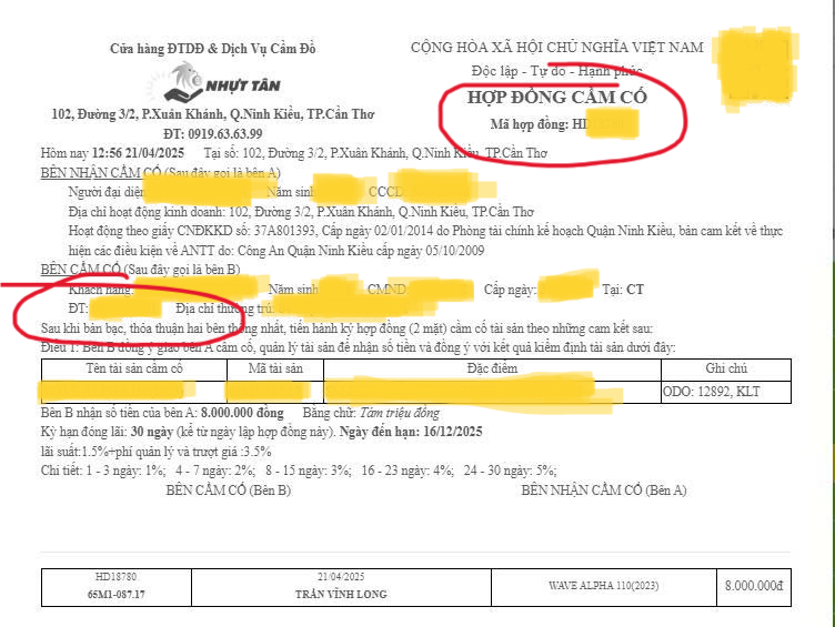 Bước 1: Chuẩn bị thông tin